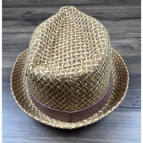 Frye Straw Fedora Hat  OSFM - Picture 3 of 5